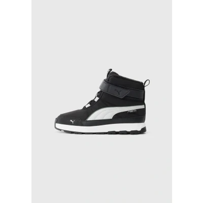 Abbildung von Puma Evolve Puretex Snowboot/Winterstiefel für Kinder, Größe: 35, Black ash gray white Schuhe