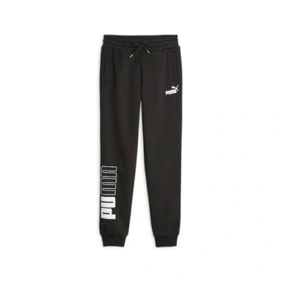 Abbildung von PUMA Mädchen Power Colorblock Sweatpants FL G Strickhose, Schwarz, 152
