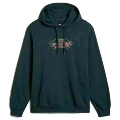 Abbildung von Vans Herren Off The Wall Pullover Ii b Kapuzenpullover, grün, M