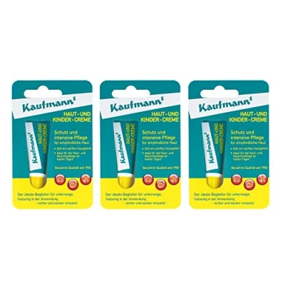 Abbildung von Kaufmanns Haut und Kindercreme in der Tube, 3er Pack (3 x 10ml)