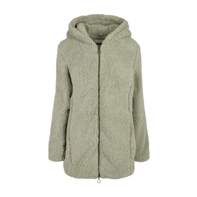 Abbildung von Urban Classics Ladies Sherpa Jacket Wintermantel, Damen, Größe: XXL, Softsalvia