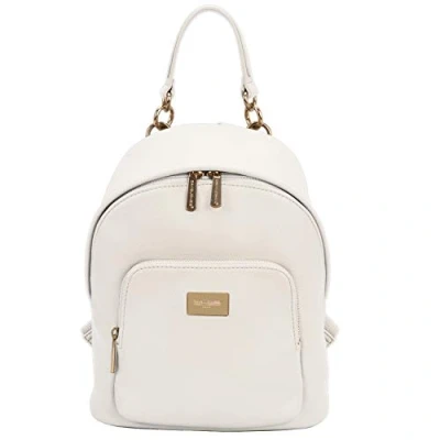Abbildung von David Jones Damen Kleine Rucksack Backpack Frauen Weiches PU Leder Daypack Casual City Mode Tagerucksack Schultasche Schulranzen Schulrucksack Damenrucksack Städt Mädchen Fashion weiss
