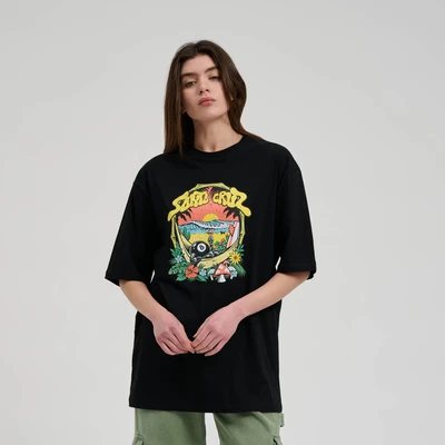 Abbildung von Santa Cruz Winkowski Baller TRIP Front Tshirt print, Damen, Größe: 36, Black