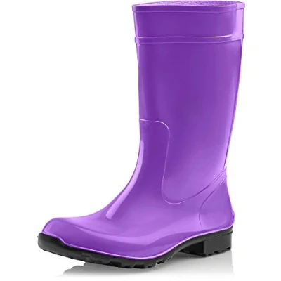 Abbildung von Ladeheid Gummistiefel, Damen, Größe: 36, Purple black Schuhe