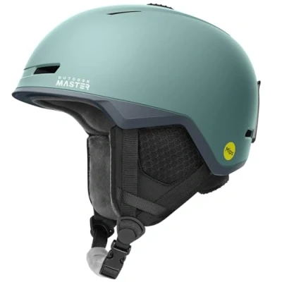 Abbildung von OutdoorMaster MIPS Skihelm, Snowboardhelm für Herren und Damen, Snowboard Helm mit Ventilationssystem, Ski aus Polycarbonat Schale EPS Innenschale, Individuelle Passform präzisen Sitz