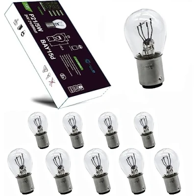 Abbildung von LIGHTWORLD24 10 x BAY15D P21/5W KFZ Lampe 24V 21 Watt 5 Bremslicht Rücklicht Glühlampe Kugellampe Glühbirne LKW RÜCKLICHT STOPPLICHT BLINKER