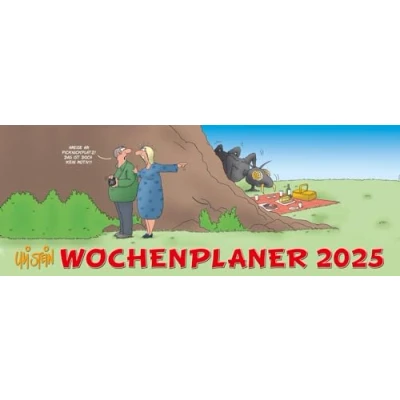 Abbildung von Uli Stein Wochenplaner 2025: Tischkalender: Terminplaner zum Aufstellen (Uli Kalender 2025)