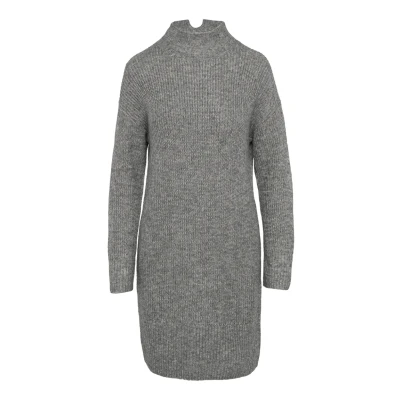 Abbildung von s.Oliver MIT Rollkragen UND ÜBERSCHNITTENEN Schultern Strickkleid, Damen, Größe: 38, Graphit