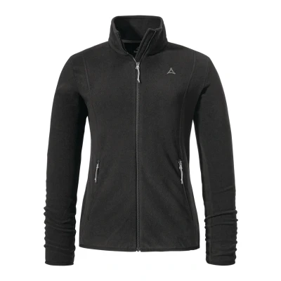 Abbildung von Schöffel Damen Fleece Jk Style Ash WMS, leichte Fleecejacke aus wärmendem Tecnopile, schnelltrocknende Outdoorjacke mit 2 Wege Stretch, black, 38