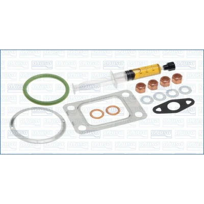Abbildung von AJUSA JTC12277 Montagesatz, Lader with studs, syringe oil mit Dichtungen Montageanleitung FIAT: Ducato III Van