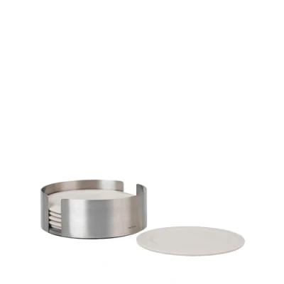 Abbildung von blomus SPLASH Wasserkaraffe aus Glas, Sharkskin, 1 Liter Fassungsvermögen, Silikon / Edelstahldeckel, einfache Handhabung, (H B T: 29,5 x 9 cm, Farbe: Skarhskin, 63787)