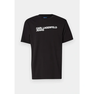 Abbildung von Karl Lagerfeld Jeans Essential TEE Tshirt print, Herren, Größe: XXL, Black
