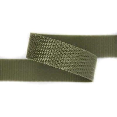 Abbildung von NTS Nähtechnik 15mm 5m Gurtband 100% Polypropylen Khaki