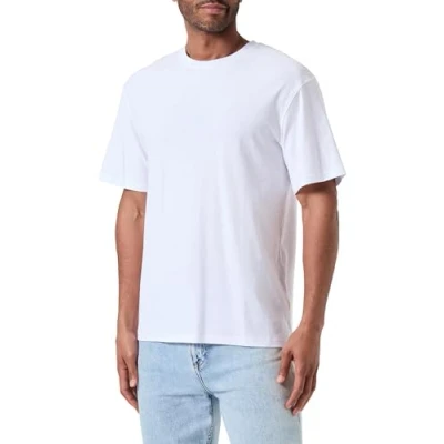 Abbildung von JACK &amp; JONES Herren Joraruba Summberblank Tee Ss Crew Neck T Shirt, Bright White, L