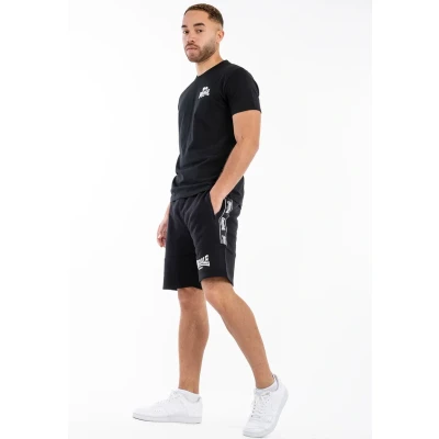 Abbildung von Lonsdale Normale Passform Scarvell Jogginghose, Herren, Größe: 3XL, Black white
