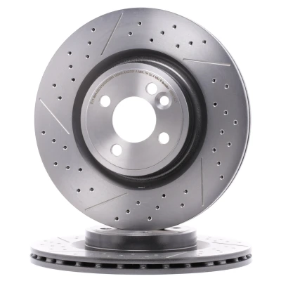 Abbildung von BREMBO COATED DISC LINE 09.B754.21 Bremsscheibe 316 22 4 innenbelüftet, geschlitzt/gelocht beschichtet hochgekohlt MINI: Hatchback, Convertible
