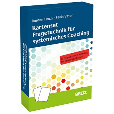 Abbildung von Kartenset Fragetechnik für systemisches Coaching: 90 Fragekarten Mit Anleitung. 56 seitigem Booklet (Coachingkarten)