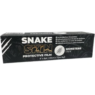Abbildung von 7.3m Snake Skin Tattoo Folie Heilung, Pflaster, Wasserdicht Second Folie, Monsters Ink (20cm x 7.3m)
