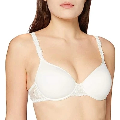 Abbildung von Chantelle Damen Champs Elysees Co Sg Coque Enveloppant Memory T Shirt BH, Elfenbein, 90D EU