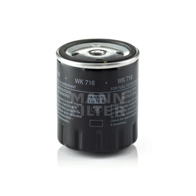 Abbildung von MANN FILTER WK 716 Kraftstofffilter Anschraubfilter MERCEDES BENZ: W123 Saloon, T1 Minibus, Estate, PUCH: G modell