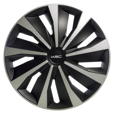 Abbildung von WRC 007498 Radblenden 15 schwarz/carbon