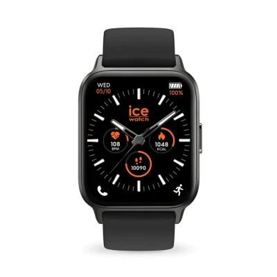 Abbildung von Ice Watch fit 1.0 Black AMOLED Schwarze Connected mit Silikonarmband 024104 (1.78 Zoll)