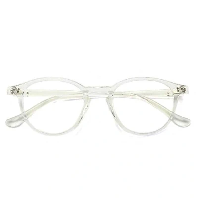 Abbildung von Dollger Blaulichtfilter Brille Computerbrille ohne sehstärke Anti Blaulicht Klassische Rund Frame Gaming für Damen Herren Schwarz
