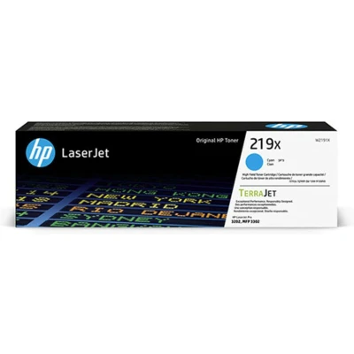 Abbildung von HP 219X Original Hochleistungs Cyan Laserjet Tonerkartusche