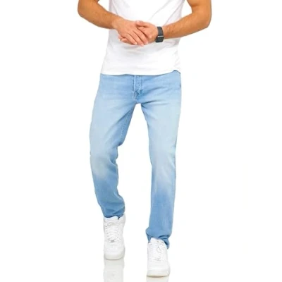 Abbildung von JACK &amp; JONES Herren Jeans Mike ARIS Comfort Fit Denim Herrenhose (34W / 30L, Light Blue Denim)