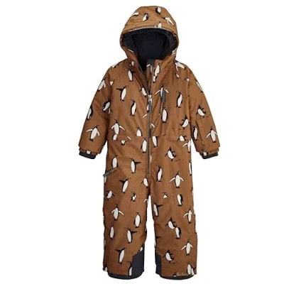 Abbildung von first instinct by killtec Kinder Skioverall/Schneeanzug mit Kapuze FISW 26 MNS ONPC, braun, 98, 42104 000