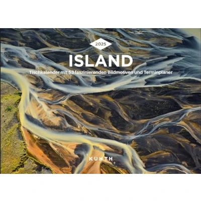 Abbildung von Island KUNTH Tischkalender 2025: Wochenkalender mit faszinierenden Fotomotiven und einem praktischen Terminplaner (KUNTH Wochenplaner)