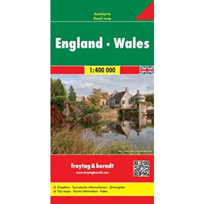 Abbildung von England Wales, Autokarte 1:400.000: Citypläne. Ortsregister. Touristische Informationen (freytag &amp; berndt Auto + Freizeitkarten)