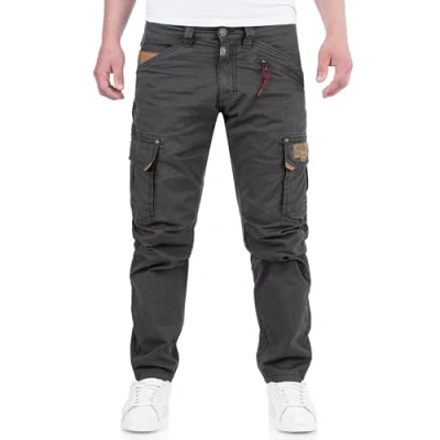 Abbildung von Timezone RogerTZ Roger Herrenhose Cargohose lässig modern (W38/L34, Blue Graphite)