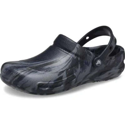 Abbildung von Crocs Unisex Bistro Graphic Clog Holzschuh, Deep Navy Multi, 37/38 EU