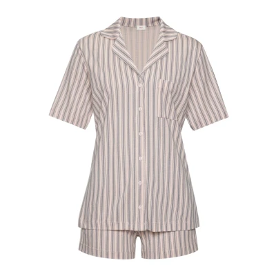 Abbildung von s.Oliver SET Nachtwäsche Set, Damen, Größe: 36/38, Rosa gestreift