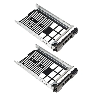 Abbildung von Heretom 2 Stück Festplattenrahmen F238F Tray Laufwerk Caddy Bracket für Dell PowerEdge Server T710 R710 R410 T410 R510 T310 R310 T610 R320 T620 R720 Hot Swap Halterung einfache Installation