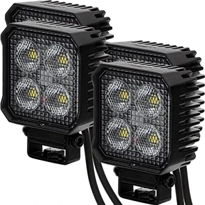 Abbildung von LED MARTIN® RS1700 Rückfahrscheinwerfer/Arbeitsscheinwerfer 1700lm eckig 12V/24V ECE R23 Typenprüfung 100% zulässig für alle Typen schwarz