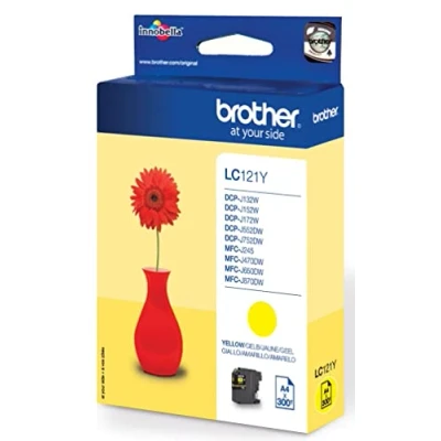 Abbildung von Brother LC 121Y Gelb Druckerpatrone (Original)