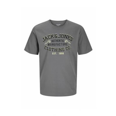 Abbildung von Jack &amp; Jones Rundhalsshirt »JJELOGO TEE SS O NECK 2 COL SS25 SN«, mit Logo Print
