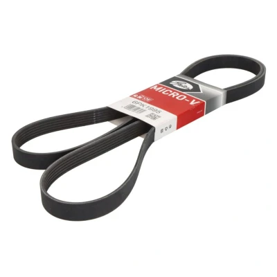 Abbildung von GATES 6PK1995 Keilrippenriemen 1993 6 Polyester, EPDM (Ethylen Propylen Dien Kautschuk)