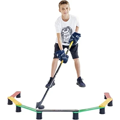 Abbildung von Hockey Revolution My Enemy Lit Lightweight Stickhandling Training Aid, Equipment for Puck Control, Reaction Time &amp; Coordination Light, Portable Adjustable