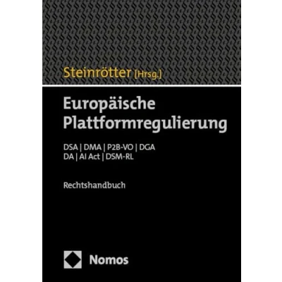 Abbildung von Europäische Plattformregulierung: DSA DMA P2B VO DGA DA AI Act DSM RL