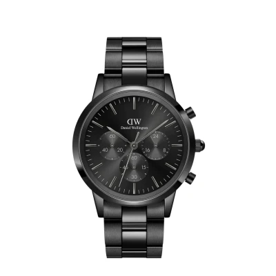 Abbildung von Daniel Wellington Iconic Chronograph, Größe: 42, Black