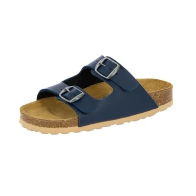 Abbildung von LICO Pantolette flach für Kinder, Größe: 34, Blau Schuhe