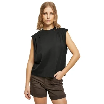 Abbildung von Urban Classics Orgnaic Heavy Shoulder Top, Damen, Größe: XS, Black