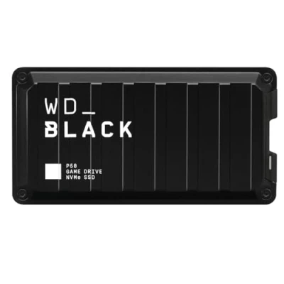 Abbildung von WD_BLACK P50 Game Drive SSD 4 TB externe (SuperSpeed USB 3.2 Gen 2x2, stoßfest, Lesegeschwindigkeiten bis 2000 MB/s ) Schwarz auch kompatibel mit PC, Xbox und PS5