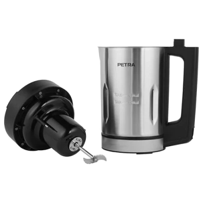 Abbildung von Petra PT5118V2VDEEU10 Gesunde Suppen Zubereiter 1,6l Edelstahl Krug, 5 Einstellungen, Warmhaltefunktion, Smoothie Maschine, Digitales Steuerungs, Überlaufschutz, 900W, Automatisc Arbeitsspeicher