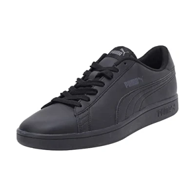 Abbildung von Puma Unisex Smash v2 L Low Top, Black Black, 37 EU