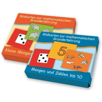 Abbildung von Paket: „Mengen&quot;: Bildkartensets „Kleine Mengen auf einen Blick&quot; und „Mengen Zahlen bis 10&quot; (Bildkarten zur mathematischen Grunderfahrung)