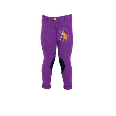 Abbildung von Horka Reithose Minis Kids Violett 98